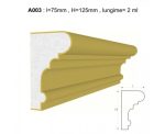 Ancadrament decorativ pentru fatada D003 din polistiren expandat laminat cu rasina, dimensiune 75x125mm, lungime 2m - imagine 4