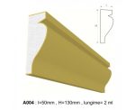 Ancadrament decorativ pentru fatada D004 din polistiren expandat laminat cu rasina, dimensiune 50x130mm, lungime 2m - imagine 3