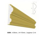 Ancadrament decorativ pentru fatada D009 din polistiren expandat laminat cu rasina, dimensiune 35x115mm, lungime 2m. - imagine 3