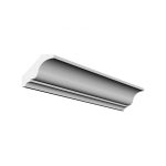 Bagheta decorativa de colt de culoare alba, DCE-08, dimensiune h=60 x l=60, lungime 2ml - imagine 4