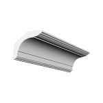 Bagheta decorativa de colt de culoare alba, DCE-20, dimensiune h=100 x l=100, lungime 2ml - imagine 4
