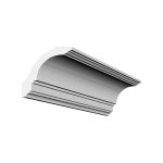 Bagheta decorativa de colt de culoare alba, DCE-23, dimensiune h=115 x l=115, lungime 2ml - imagine 4