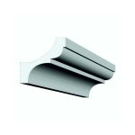 Scafa decorativa pentru banda LED DS-05, din polistiren extrudat de culoare alba, dimensiune h=120 x l=120, lungime 2 ml - imagine 3