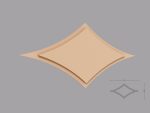 Accent / Ornament decorativ de exterior M013 dimensiuni 500x40x1000mm - imagine 2
