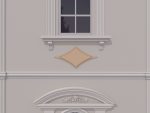 Accent / Ornament decorativ de exterior M013 dimensiuni 500x40x1000mm