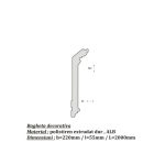 Bagheta decorativa de colt de culoare alba, DCE-36, dimensiune h=220 x l=55, lungime 2ml - imagine 3