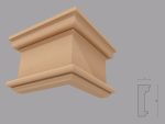 Capitel pentru pilastru M024  dimensiuni 250x100x260mm - imagine 2
