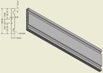 Pilastru coloana decorativa M026 dimensiuni 250x30x2000