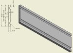Pilastru coloana decorativa M027 dimensiuni 300x30x2000