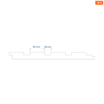 Termosistem decorativ M002 fuga panel 2 500x40x2000 - imagine 4